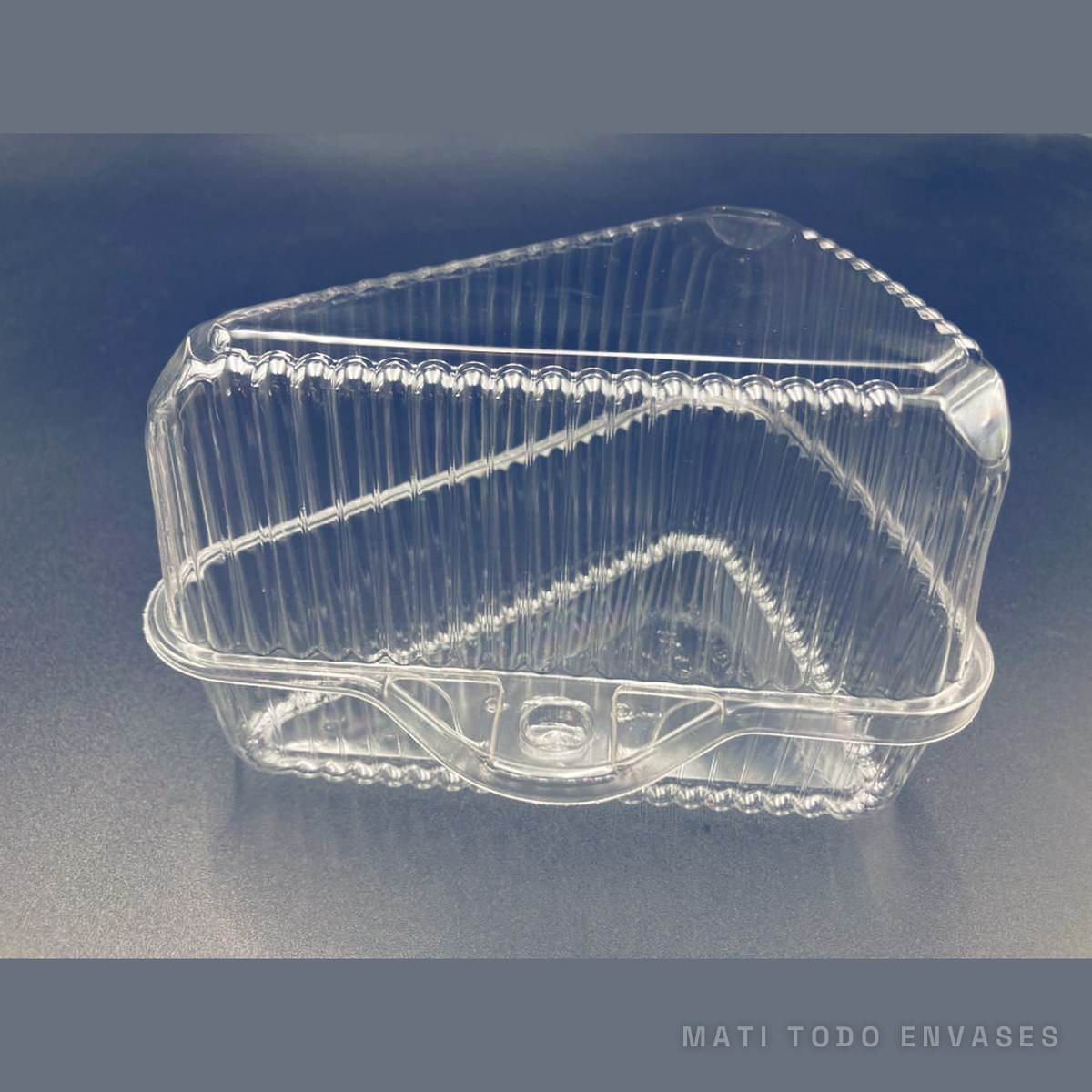 Estuche porción de torta triangular alto