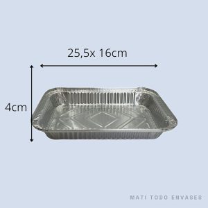 Aluminio C/40 con tapa transparente