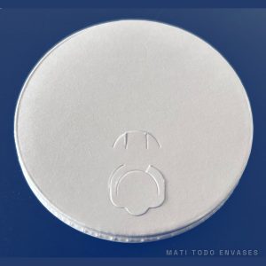 Tapa de cartón vaso 12 oz