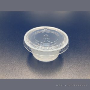 Pocillo salsero 2 oz con tapa · 100 u