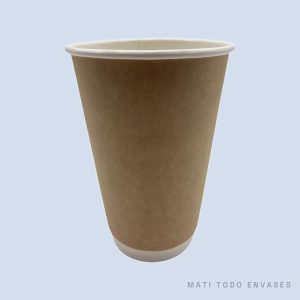 Vaso polipapel doble pared 500 cc · 25 u